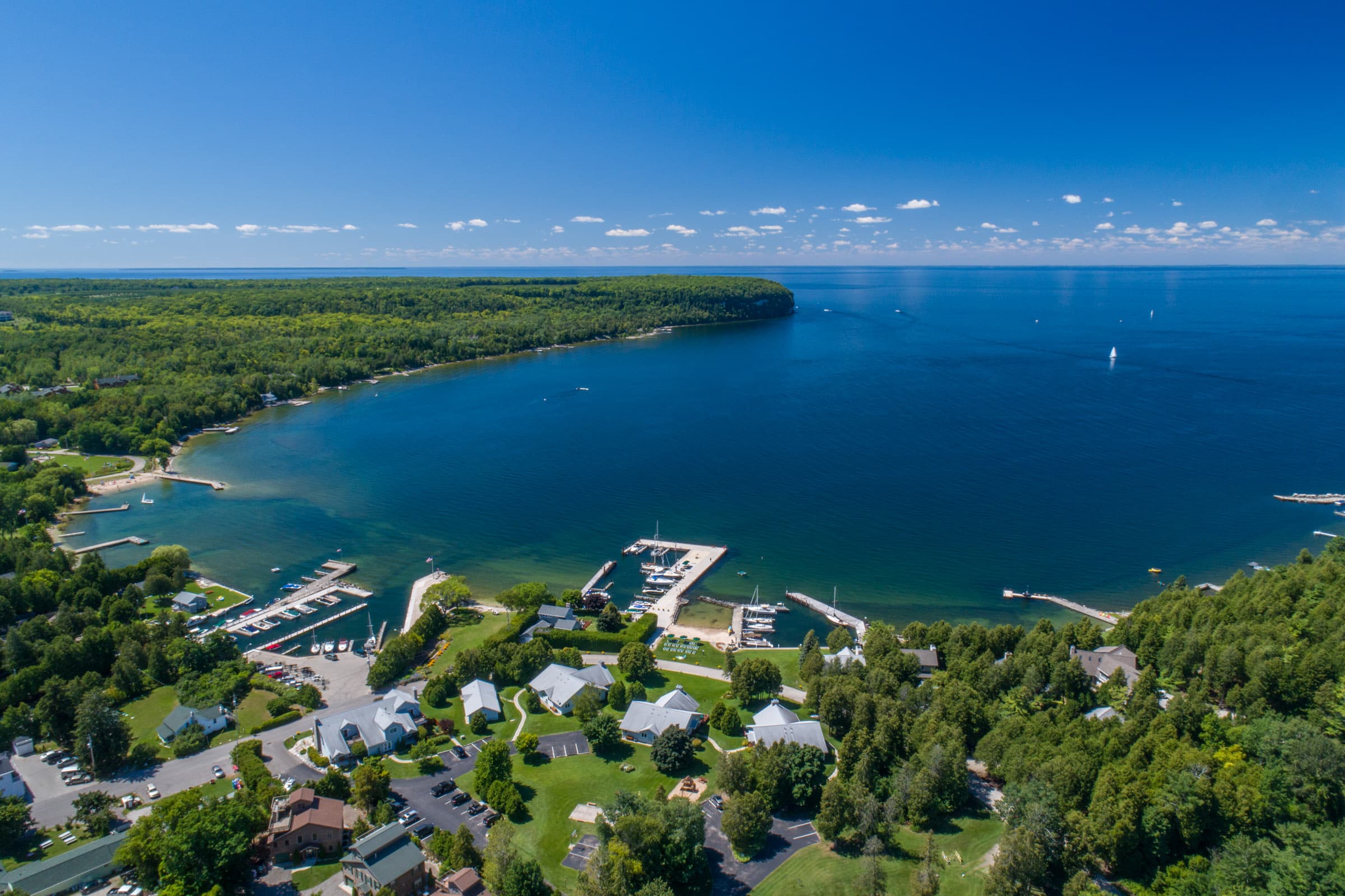 Bayview Resort & Harbor in Ellison Bay, WI